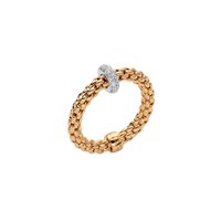 Anello Fope Donna Prima in Oro Diamante 0.18 Ct 74508AX_BB_G_XBX_00M - 74508AX_BB_G_XBX_00M